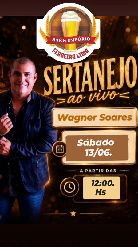 Evento bar--emporio-ferreira-lima---sabado---1306---12h---wagner-soares